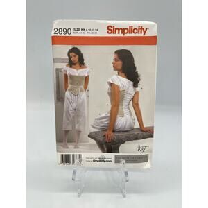 Simplicity 2890 Museum Curator Undergarment Sewing Pattern Size KK 8-14 UNCUT